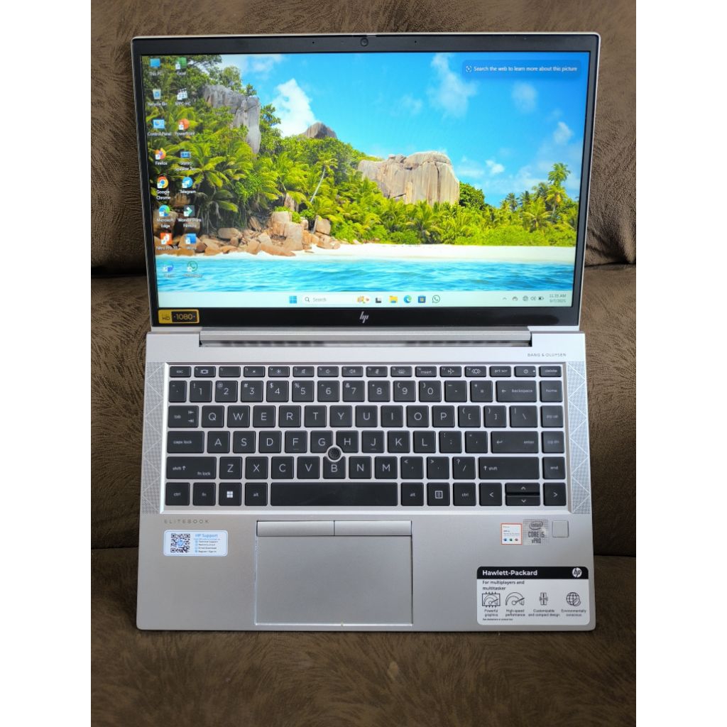 Laptop Hp Elitebook 840 G7 Intel Core i5 Ram 16 GB SSD Nvme 512 GB Mulus