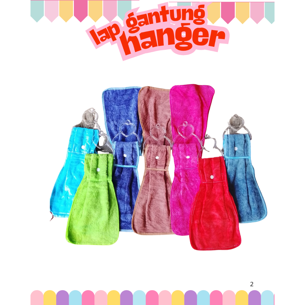 Lap Gantung Hanger Berkualitas Premium Laptangan dapur bahan katun