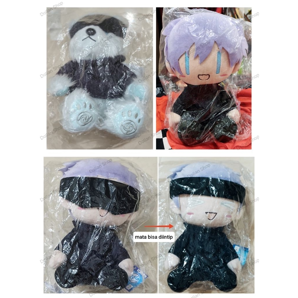 Jujutsu Kaisen Plushie Gojo Satoru – Juju Bear & Yurugao Big Taito Boneka Anime