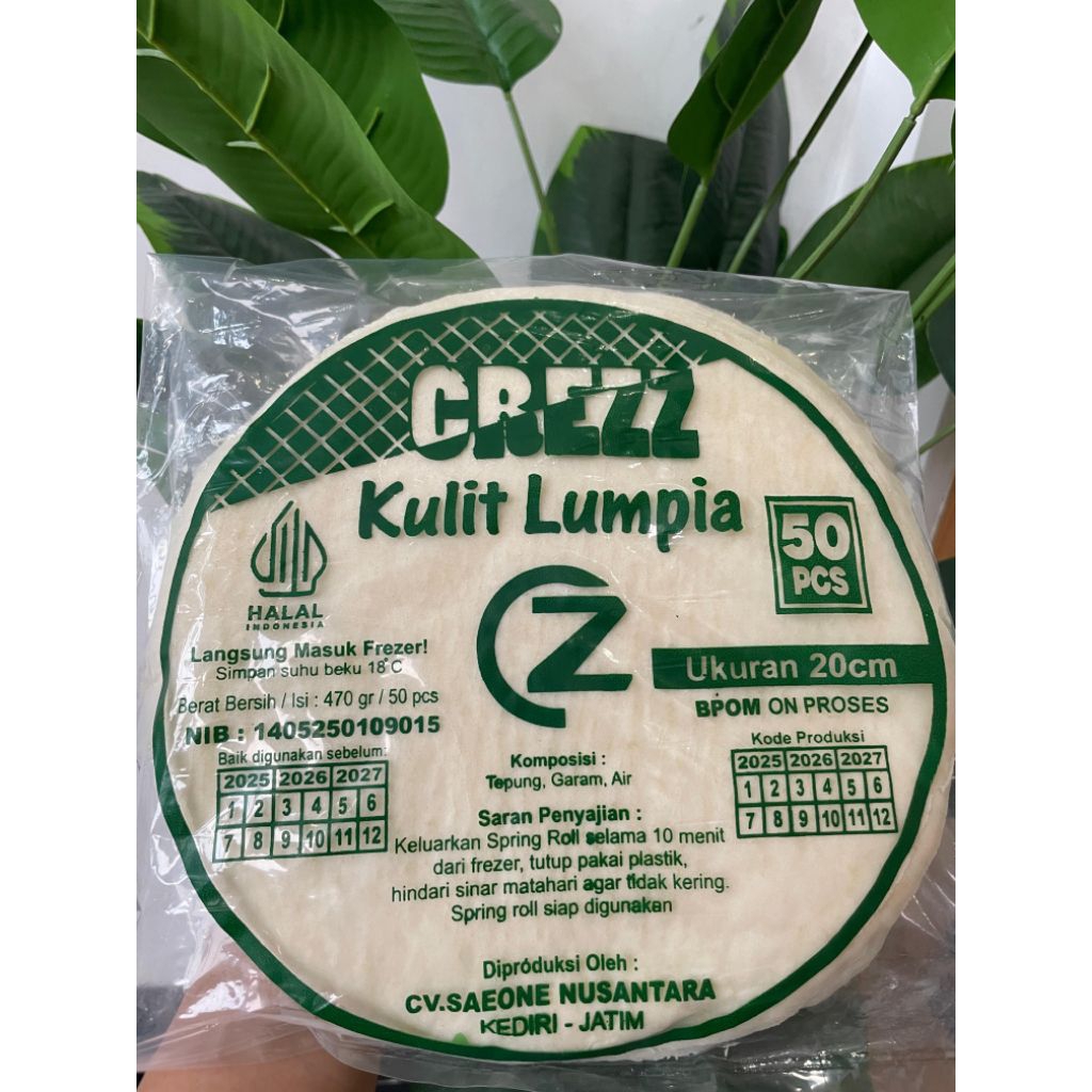 

Kulit Lumpia LENTUR & HALAL isi 50lembar