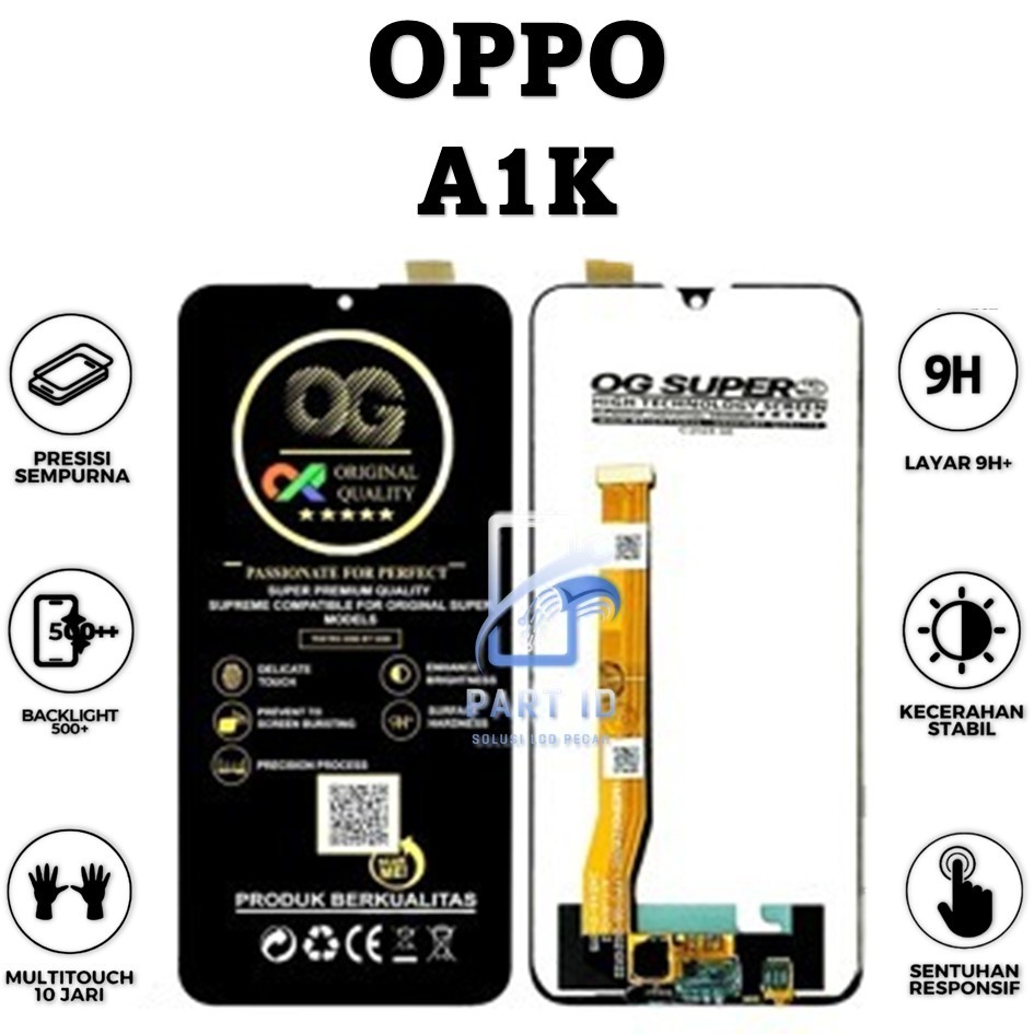 LCD TOUCHSCREEN LCD OPPO A1K FULLSET ORIGINAL