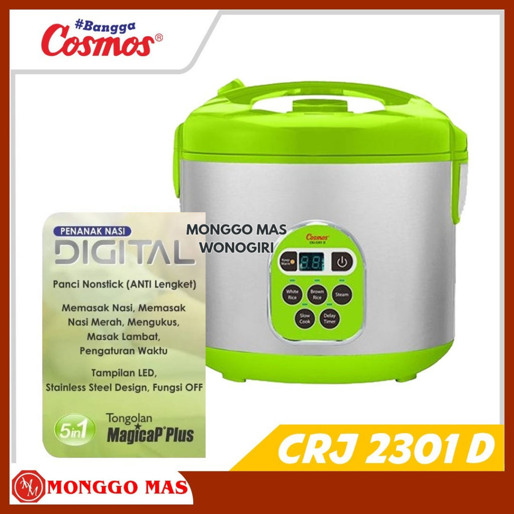 RICE COOKER DIGITAL COSMOS CRJ 2301D