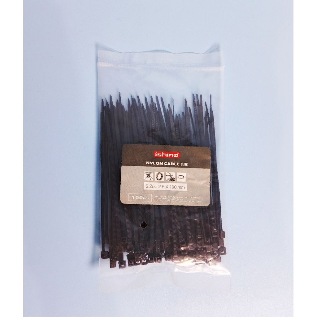 

KABEL TIES EKONOMIS 2,5×100MM ISHIMA 1 PACK