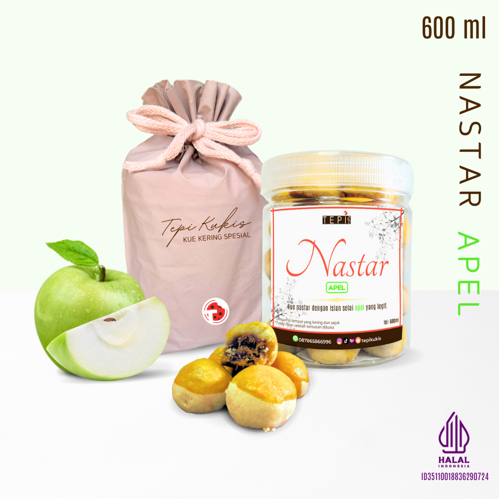 

Kue Kering Nastar Apel Lumer Toples 600ml