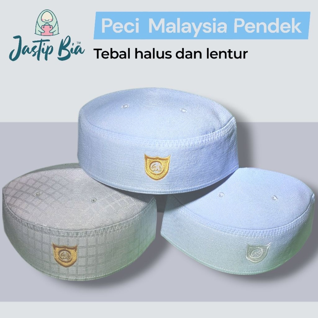 PECI MALAYSIA PUTIH PENDEK KOPIAH HAJI
