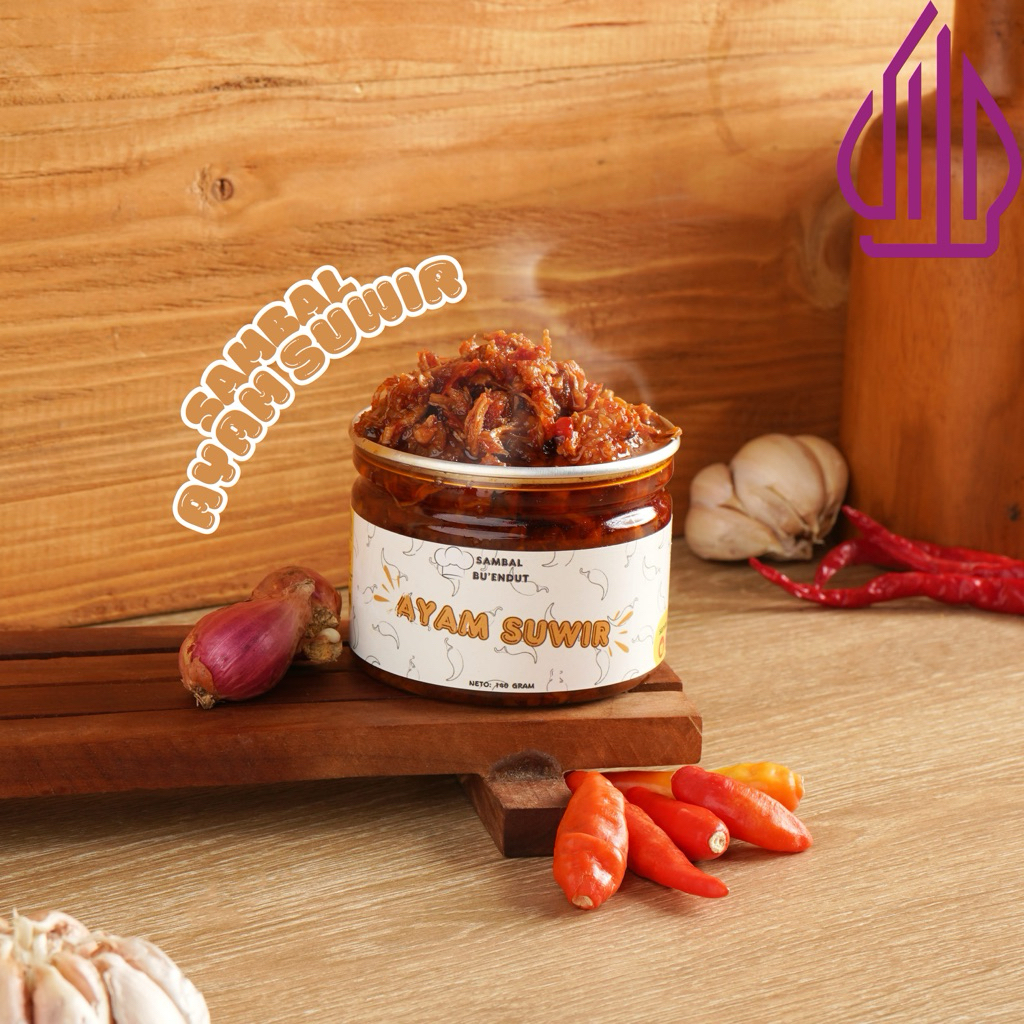 

Sambal Ayam Suwir ~ Sambal Bu Endut Berat 110gr/130gr