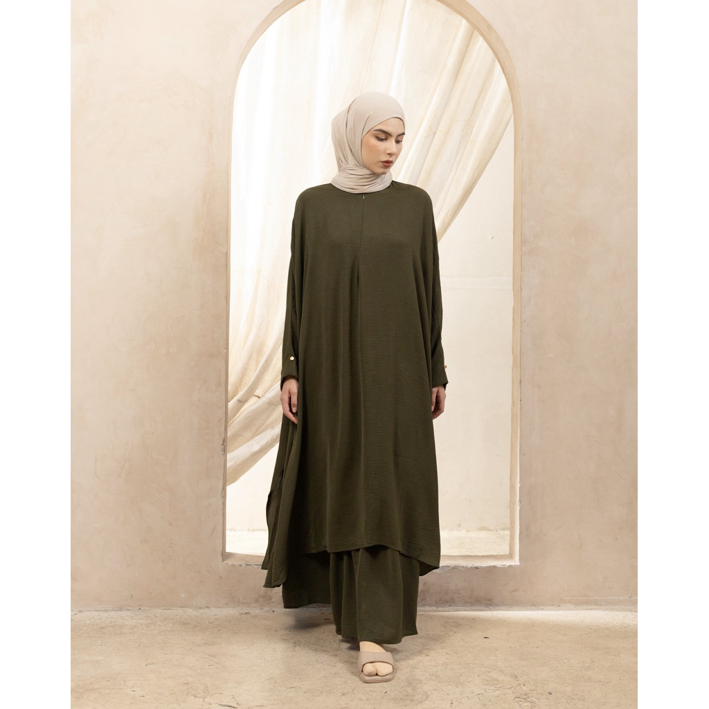 NUMAA.ID Aisha Set (Setelan Tunik dan Rok Polos)