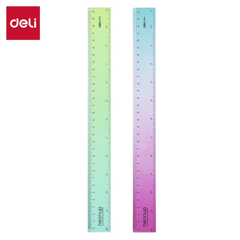 

Deli Penggaris 30 cm, 12 inch tidak mudah patah & Tahan Lama EH654