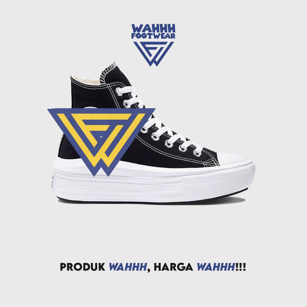 Converse Chuck Taylor Move High Platform - Black White
