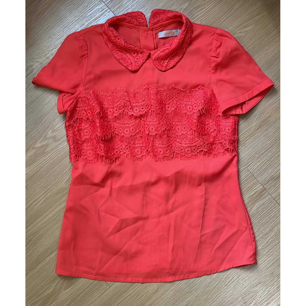 Preloved Blouse Sandro / Blouse kerja / Outfit Kantor