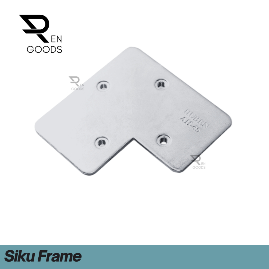 Siku Sudut Frame Aluminium Huben AH 45 / Siku Join Frame Aluminium / Besi L