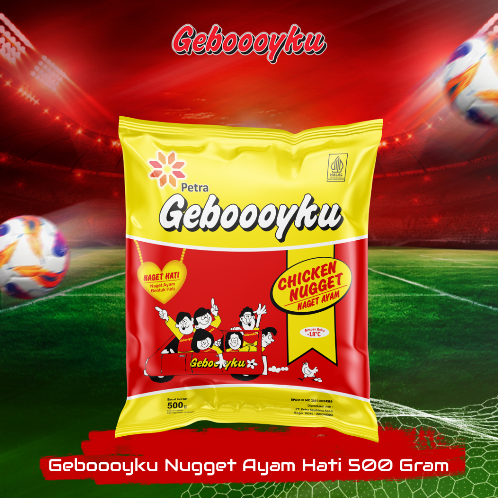 

Gebooyku Nugget Ayam Bentuk Hati 500 Gram