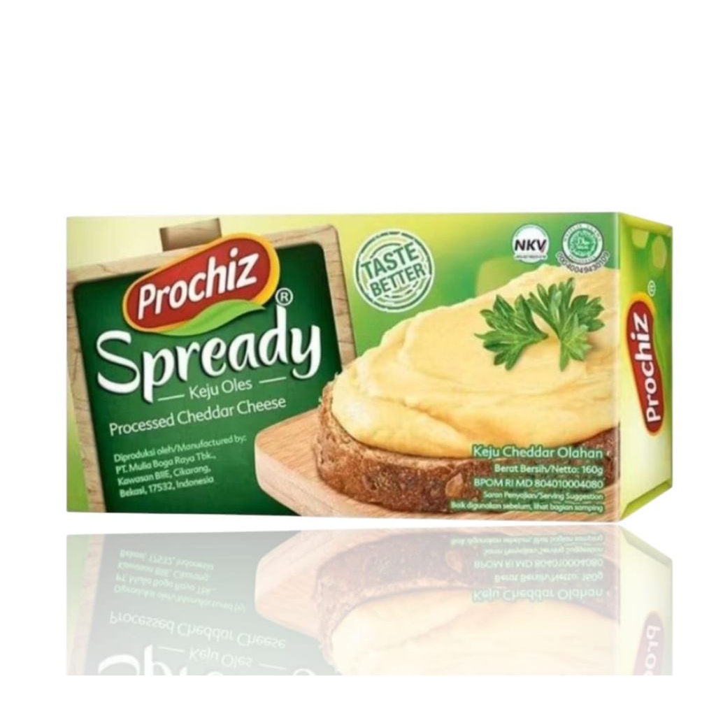 

Prochiz Spready Keju Oles 160gr | Keju Cheddar Olahan
