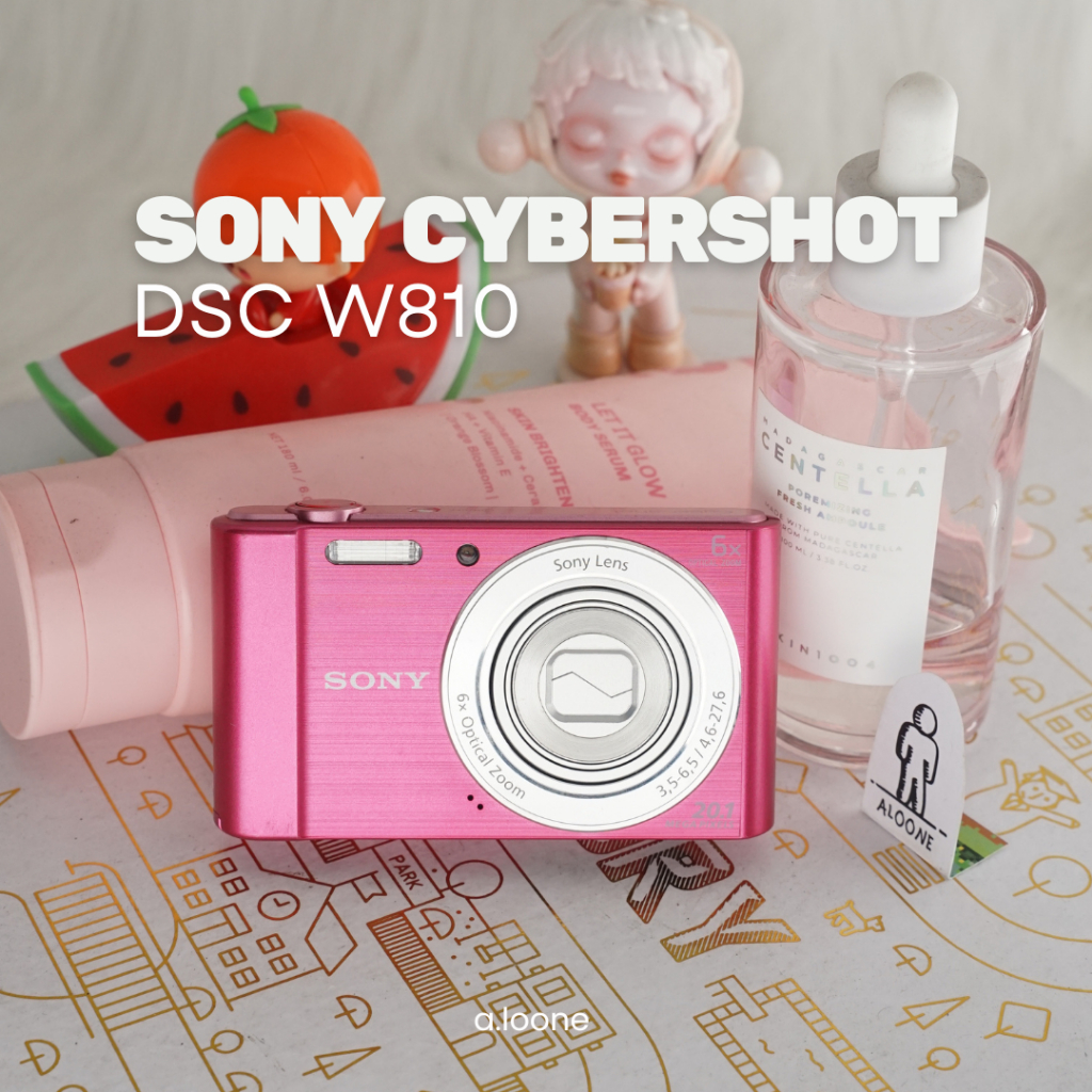 SONY CYBER-SHOT W810 DIGICAM PINK — KAMERA POCKET PINK SONY