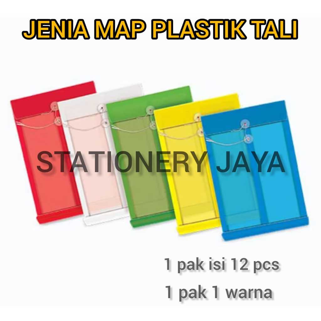 Map/Amplop Tali Plastik Transparan
