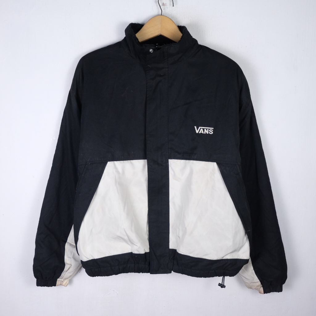 V4NS REVERSIBLE DOWN PUFFER SHERPA JACKET JK124 SIZE L ORIGINAL PRELOVED