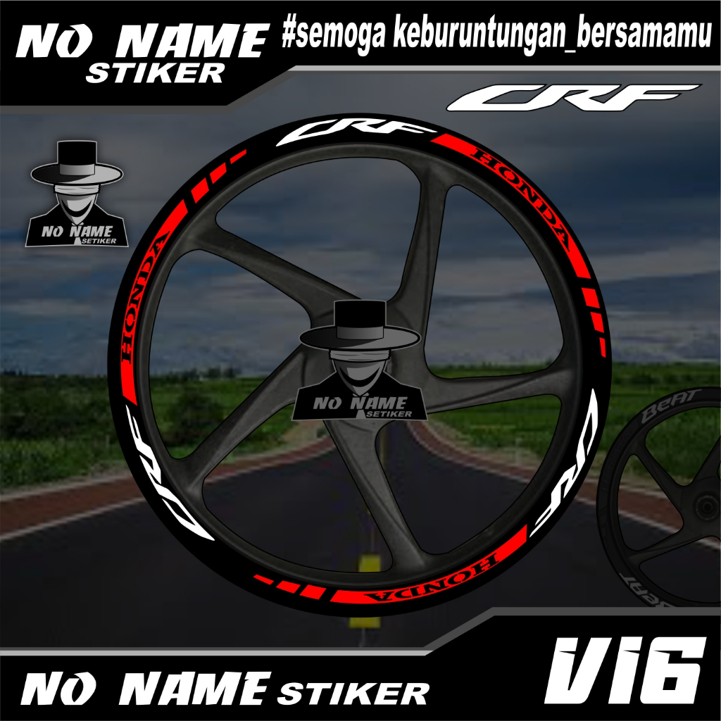 stiker velg sticker velk stiker cutting velk (V16) crf ring 17