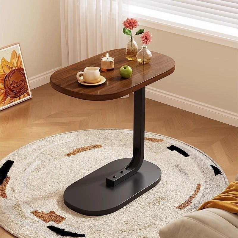 Meja Sudut Sofa Meja Laptop Portable Serbaguna Meja Ruang Tamu Minimalis