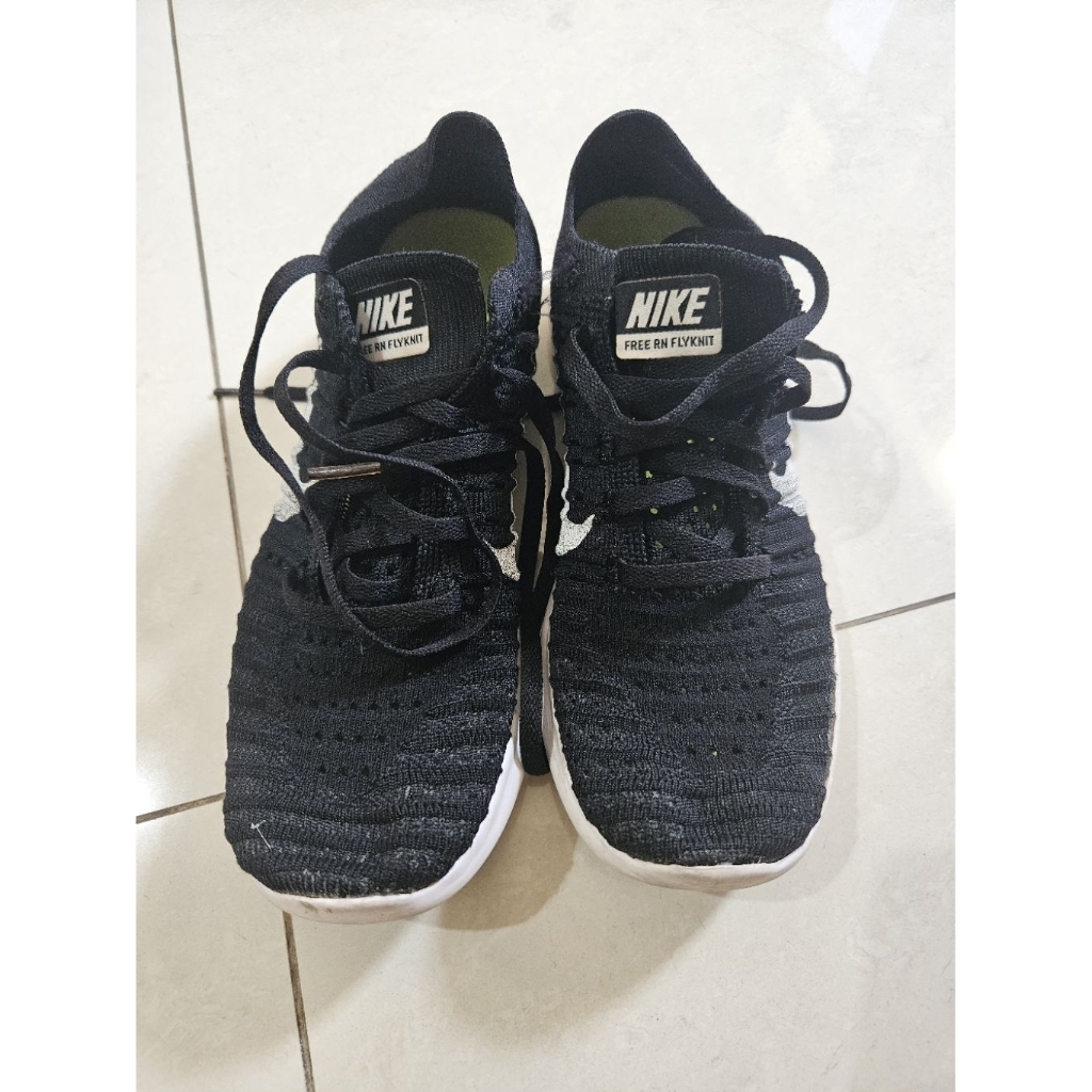 PRELOVED ORI N*KE FREE RN FLYKNIT SIZE 36.5 WOMAN SPORT RUNNING SHOES SEPATU LARI OLAH RAGA WANITA N