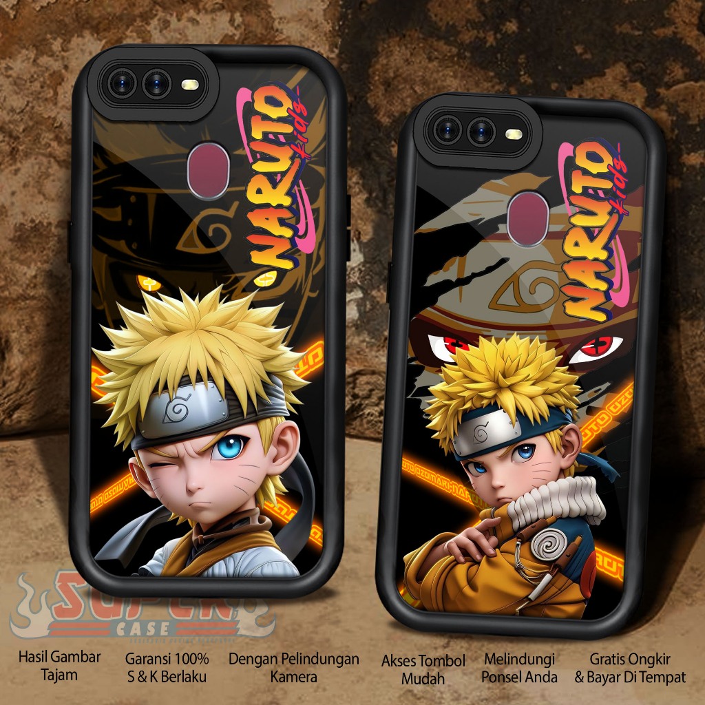 Case Premium Compatible For OPPO F9 F9 PRO REALME 2 PRO AX7 Motif [ NARUTO ] Casing Softcase glossy 
