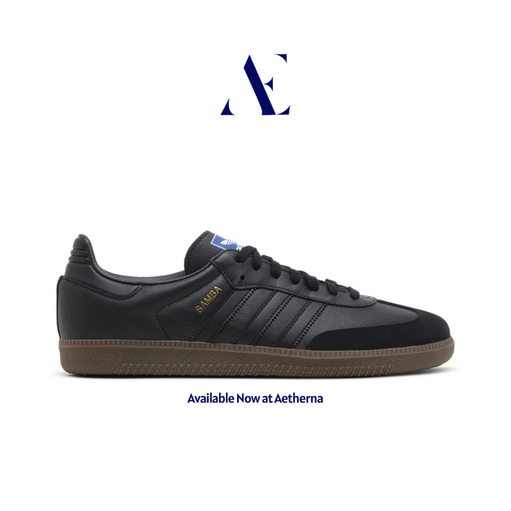 Aetherna. - Sepatu Sneakers Samba OG Triple Black Authentic