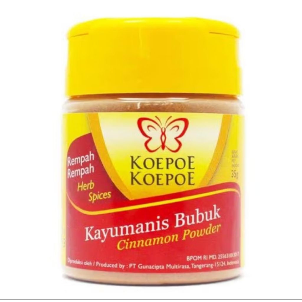 

Koepoe Koepoe Bumbu Kayu Manis 35g / Cinnamon Powder Koepoe