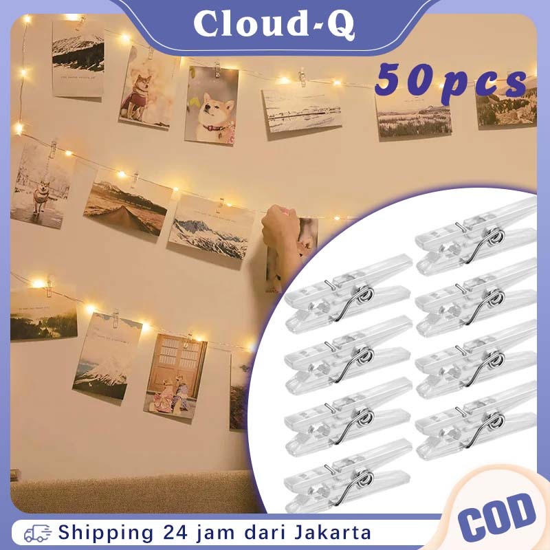 

50Pcs Klip Serbaguna Wonder Clip / Penjepit Kain Jahitan / Klip Penjepit Plastik