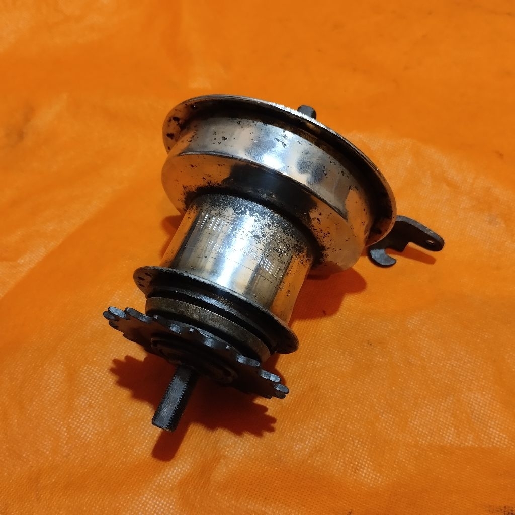Tromol persneleng internal gear Sturmey Archer England 3 speed untuk sepeda onthel cik cik