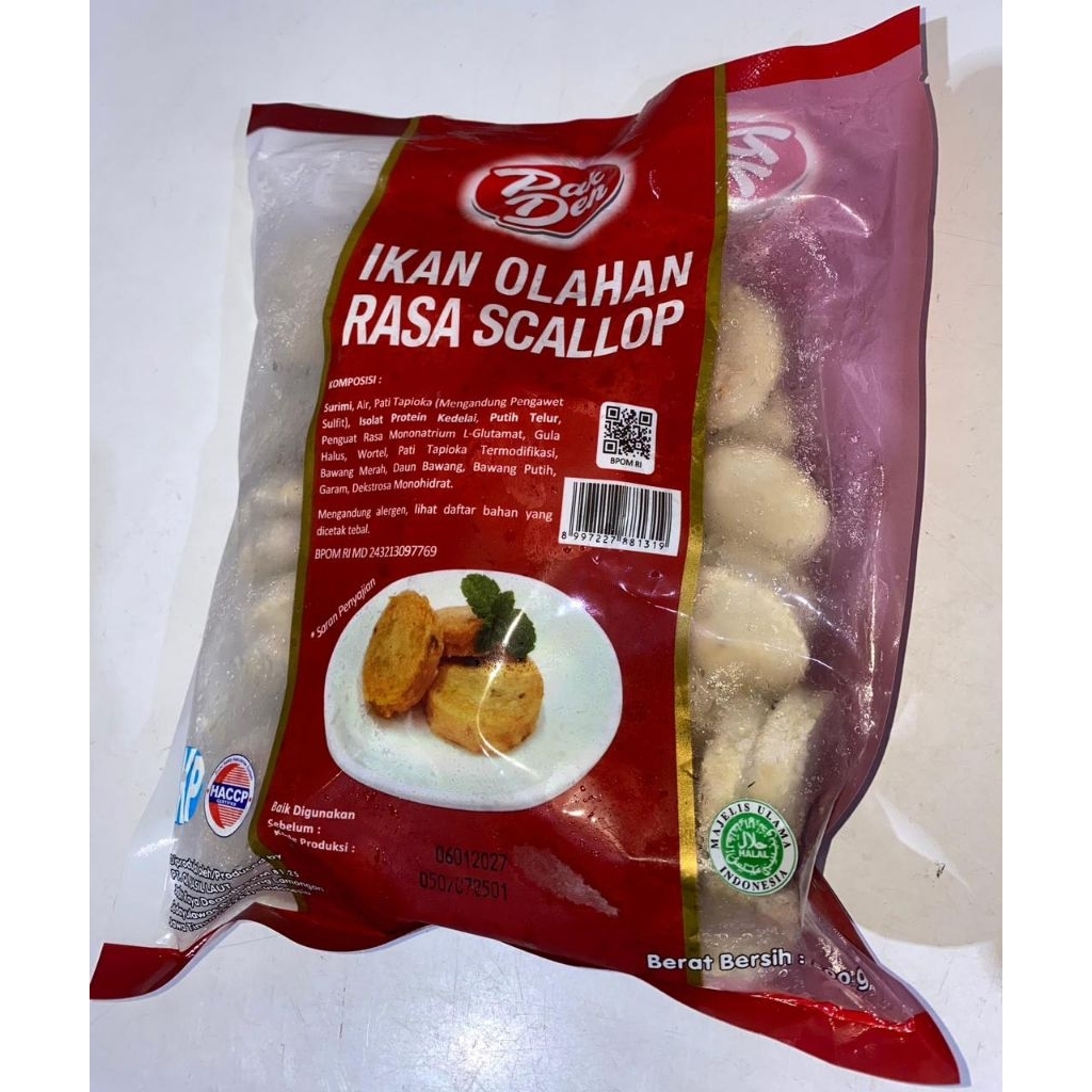 

Pakden Scallop 500 gr