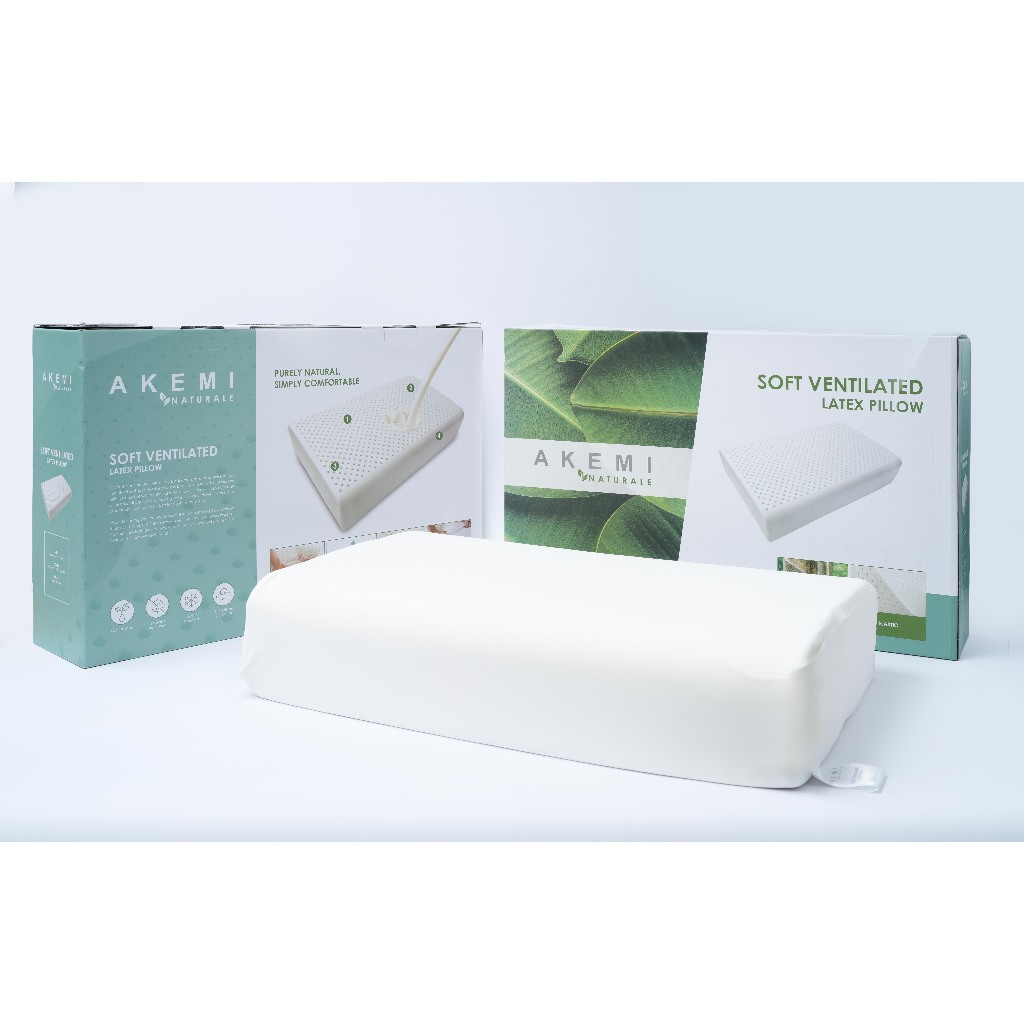 AKEMI Naturale Soft Ventilated Latex Pillow
