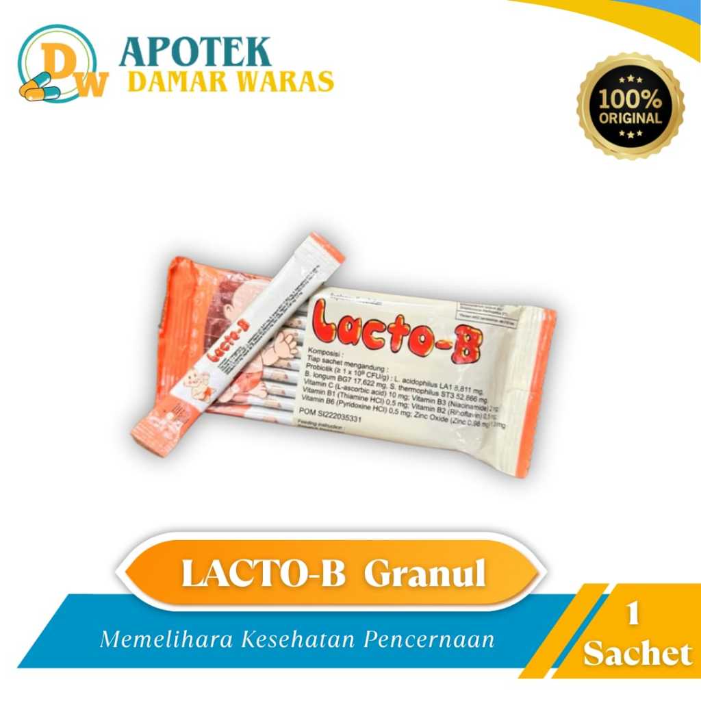 Lacto-B Diare Anak 1 Sachet || Lacto-B Obat Diare Anak 1 Sachet Probiotik