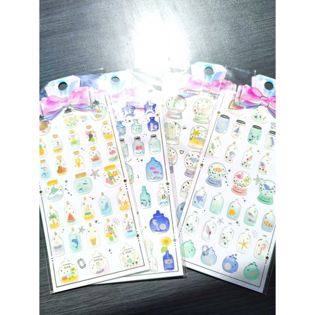 

Stiker Timbul SNOWDOME / Stiker 3D KOREA IMPORT / Sticker Bonbon Drop / Sticker Dekorasi AQUASCAPE