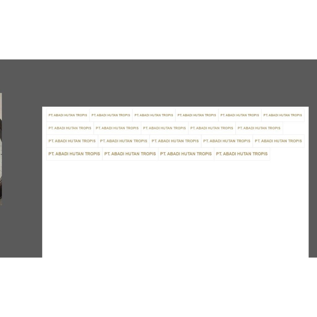 

cetak sticker transparant company