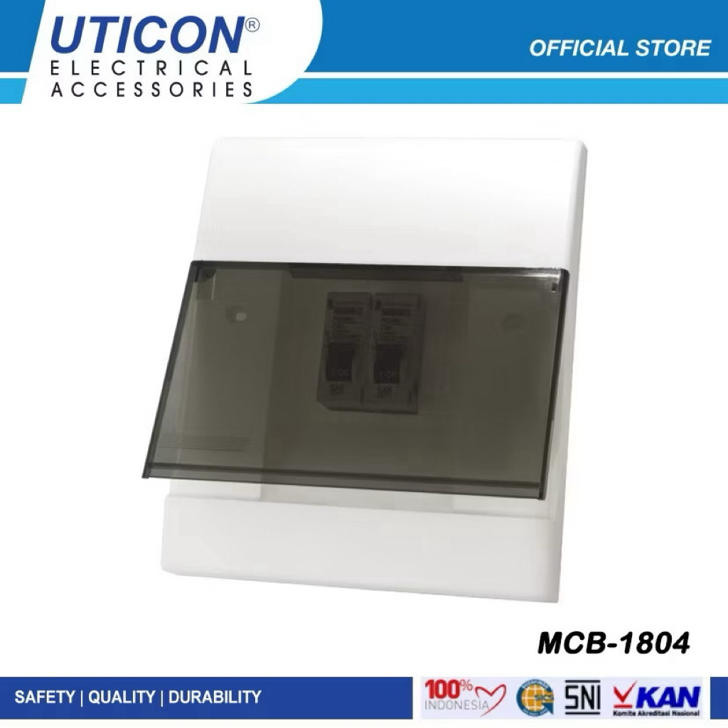UTICON MCB Box 4 Group Inbouw MCB-1804