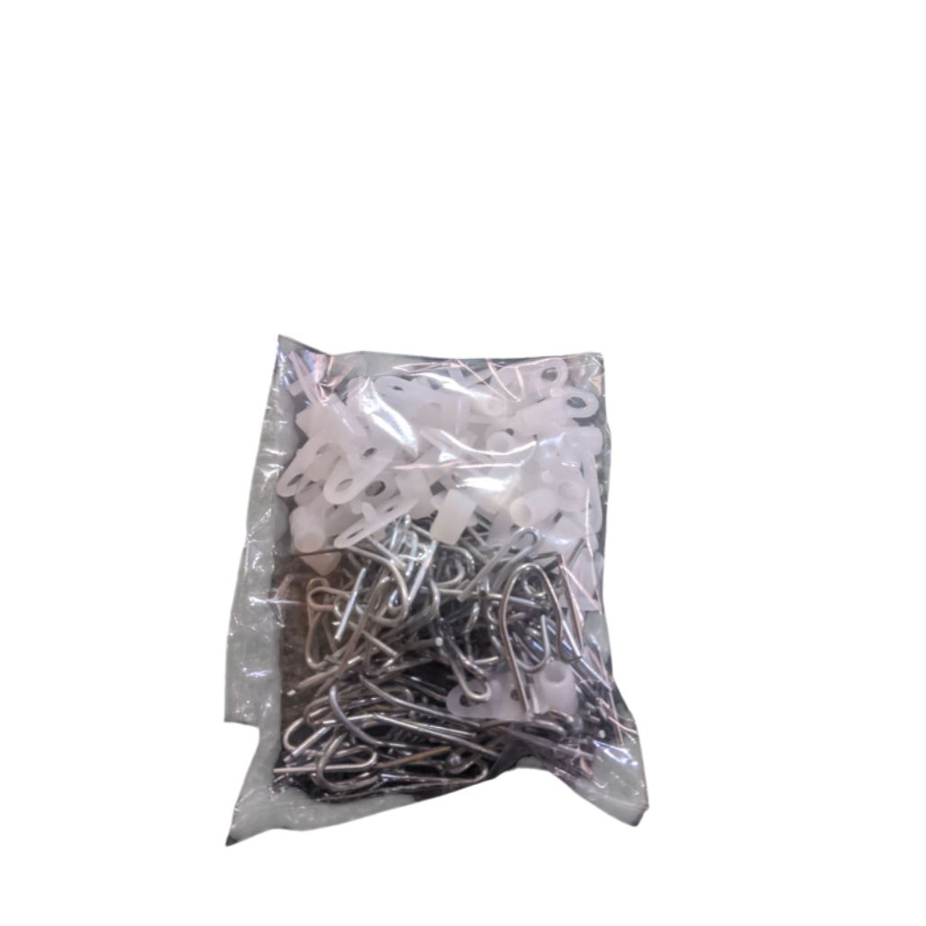 Roda Rel Plastik  Bergaransi Acesoris Gorden/ kawat dan roda gorden sepaket 50 biji/ kawat rell gord