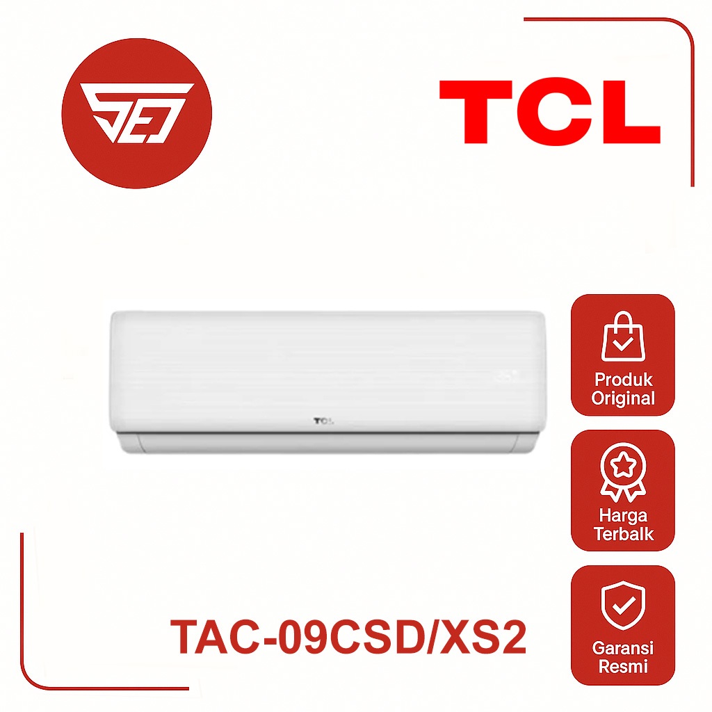 KHUSUS INSTANT TCL TAC-09CSD/XSS AC 1 PK  Titan Gold . Baru & Bergaransi