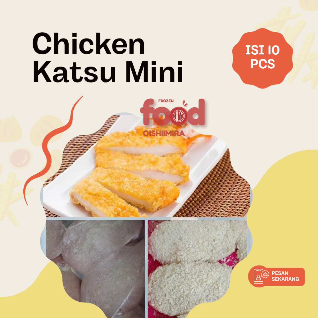 

Frozen Food Praktis & Lezat |Chicken katsu mini, Egg Chicken Roll, Shrimproll, Katsu, Lumpia
