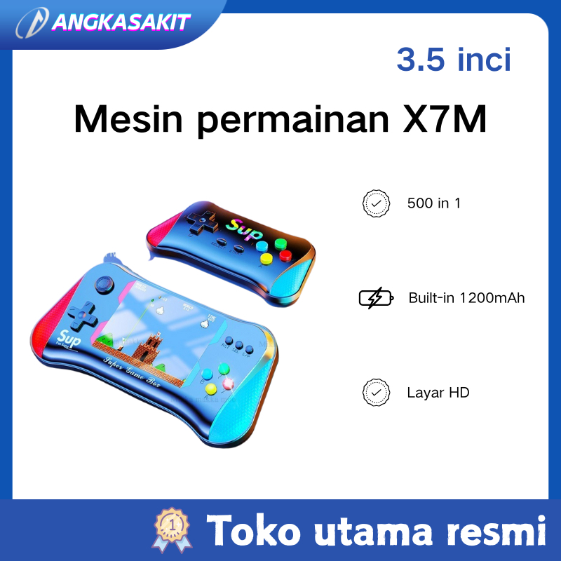 roseidstore 500 in 1 GameBoy Portable Dual Konsol Stick Konsol Game Genggam X7M Konsol Game Retro