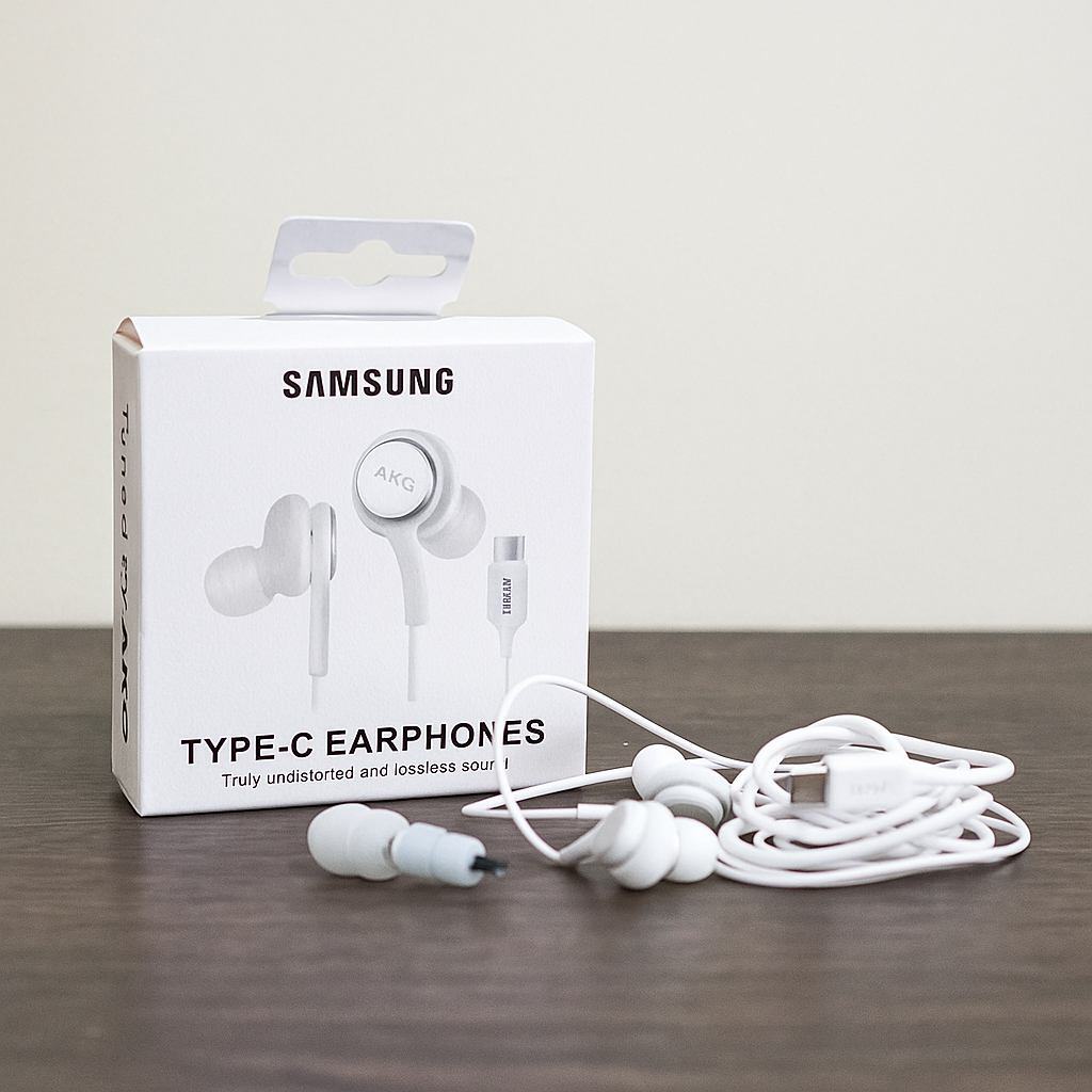 HF ORI 100% AKG NOTE 10/TYPE-C BLACK WHITE