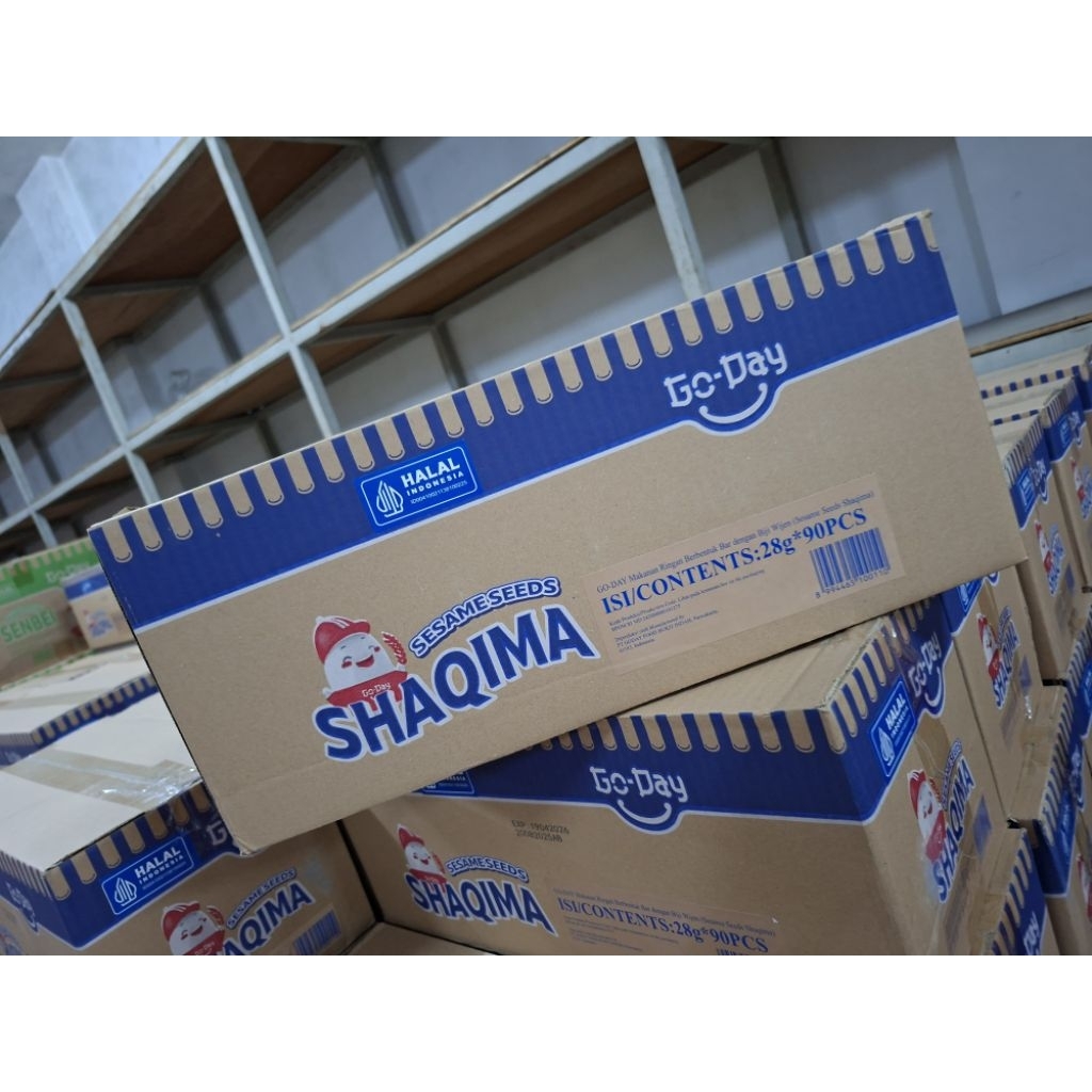

Go-Day Shaqima ( 90 pcs ) – Camilan Renyah Bergizi dengan Biji Wijen