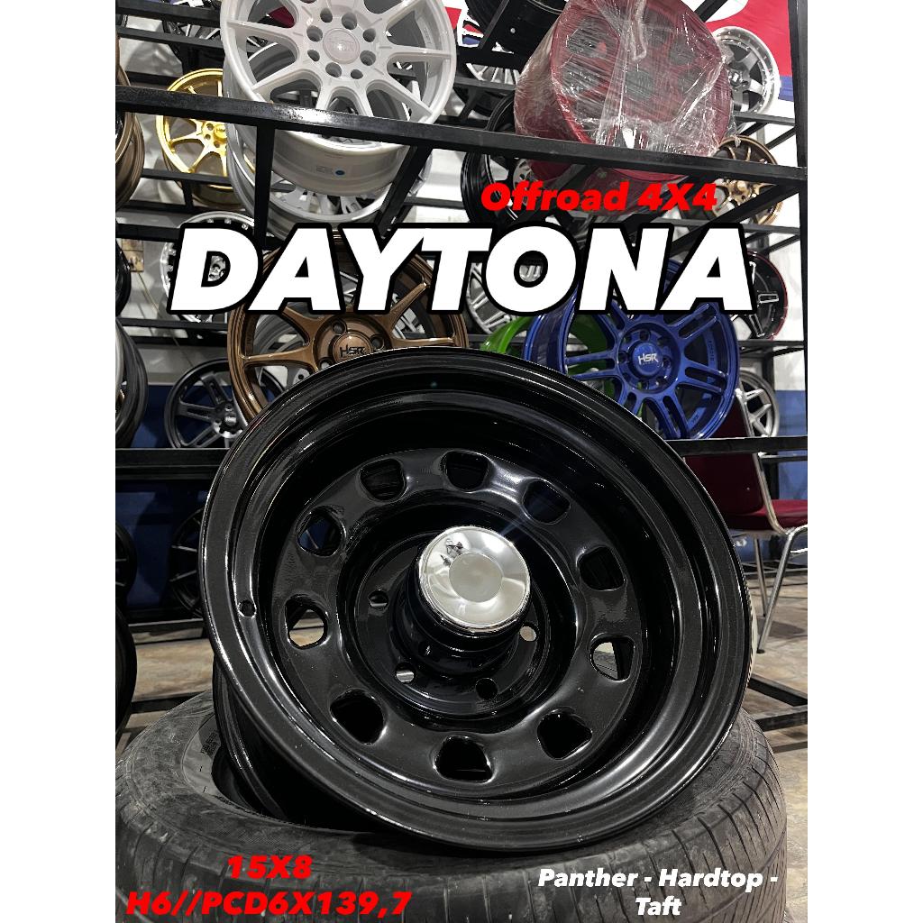 Velg Mobil Daytona Offroad Ring 15 Lebar 8 Pcd 6X139,7 Hardtop,Panther,Feroza
