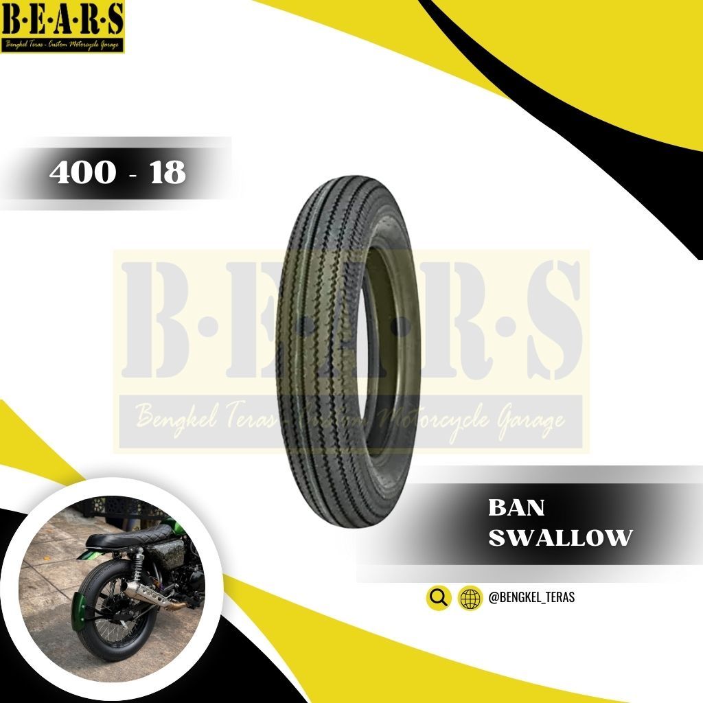 Ban Clasic Swallow Kawasaki W175 400 18