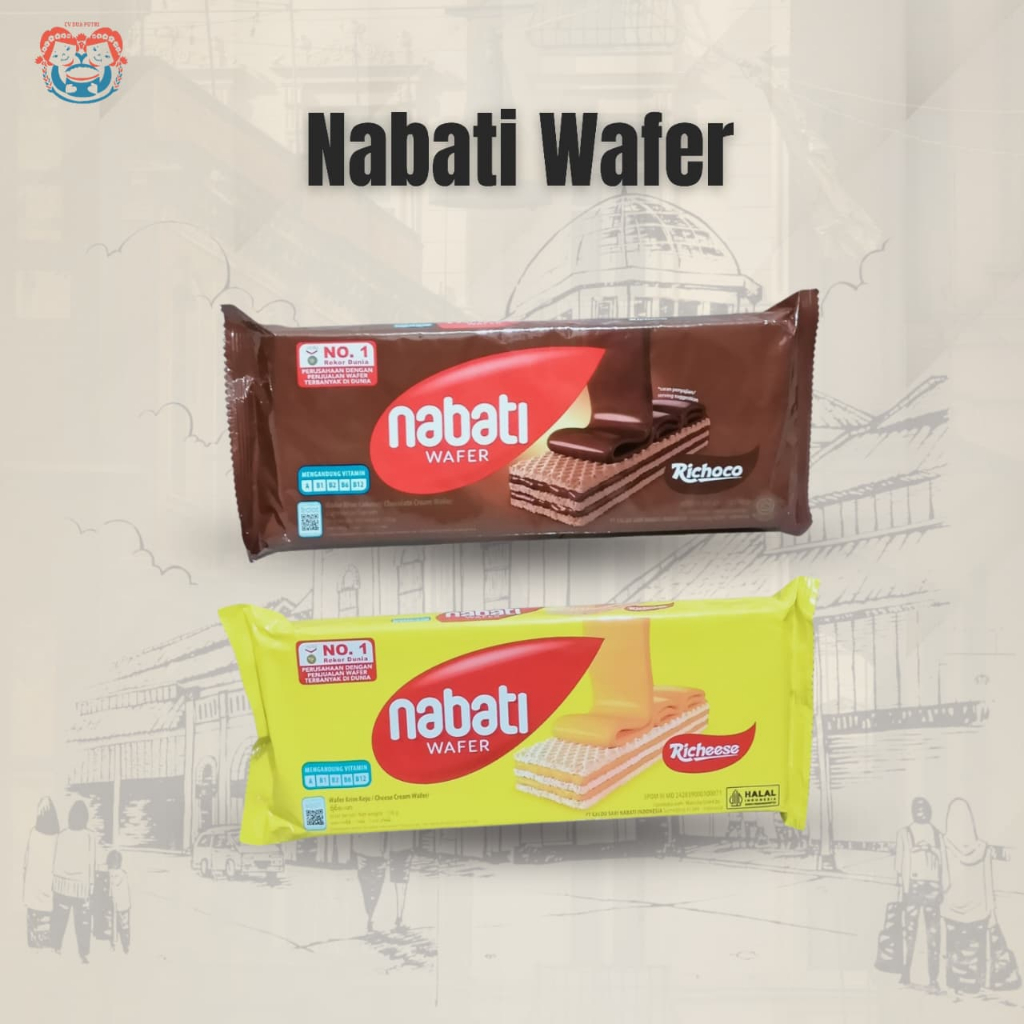 

Nabati Wafer Premium Pack - Netto 110 gr ( 1Dus isi 24 ) u/ hajatan, hampers, parcel