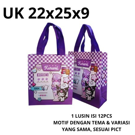 

Tas Spunbond Laminasi 21x22x11 Lipat Samping & Standing HARGA PERLUSIN ( ISI 12PCS)