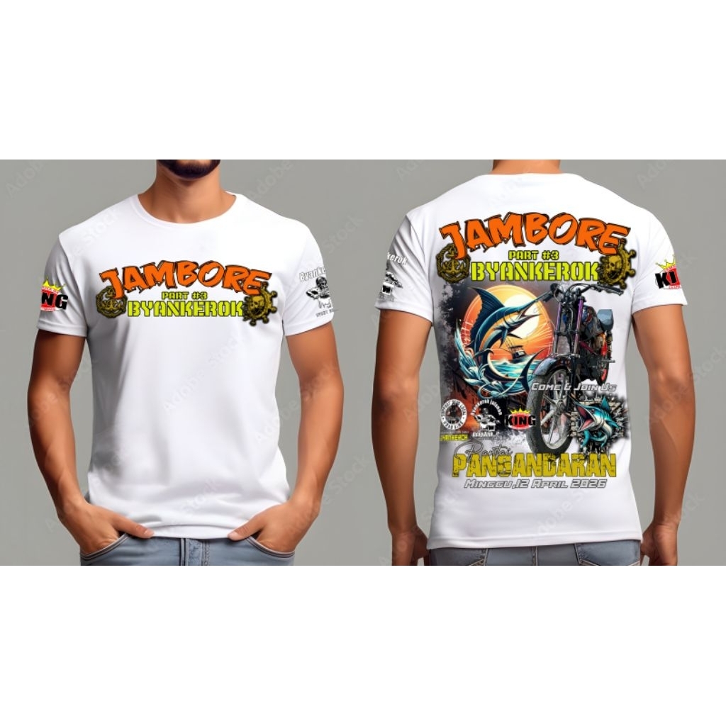 Kaos T-Shirt Jambore Byankerok Part#3 Original Merchandise Byankerok Jalanan YRCC