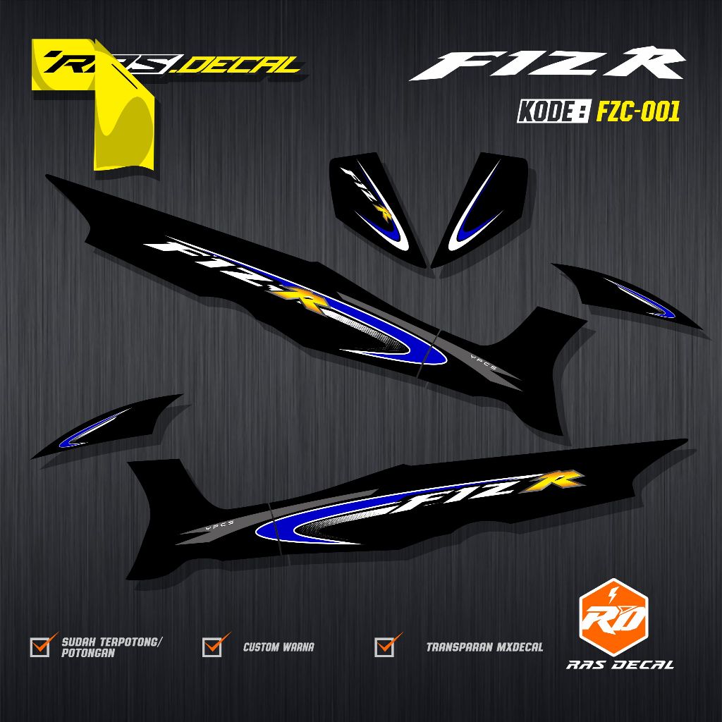 Stiker Striping FIZ R  Custom / Striping Polet Fiz R YPCS