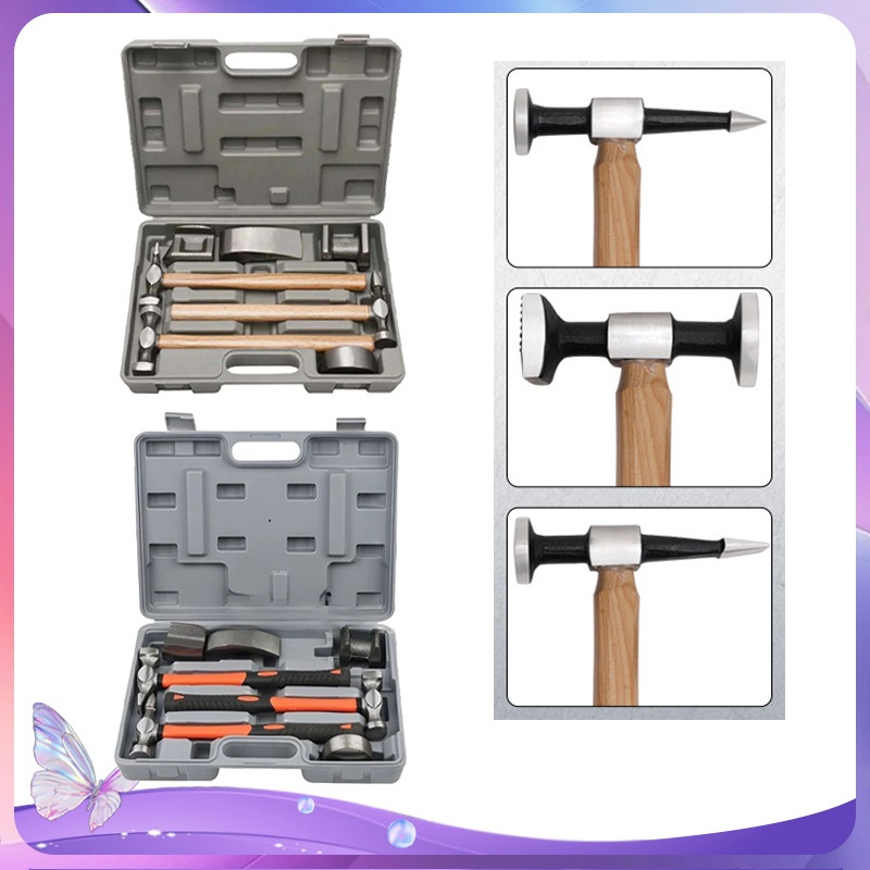 Isi 7 Alat Ketok Magic Palu Mobil Body Repair Palu Body Ketok Magic Gagang Palu Ketok Magic