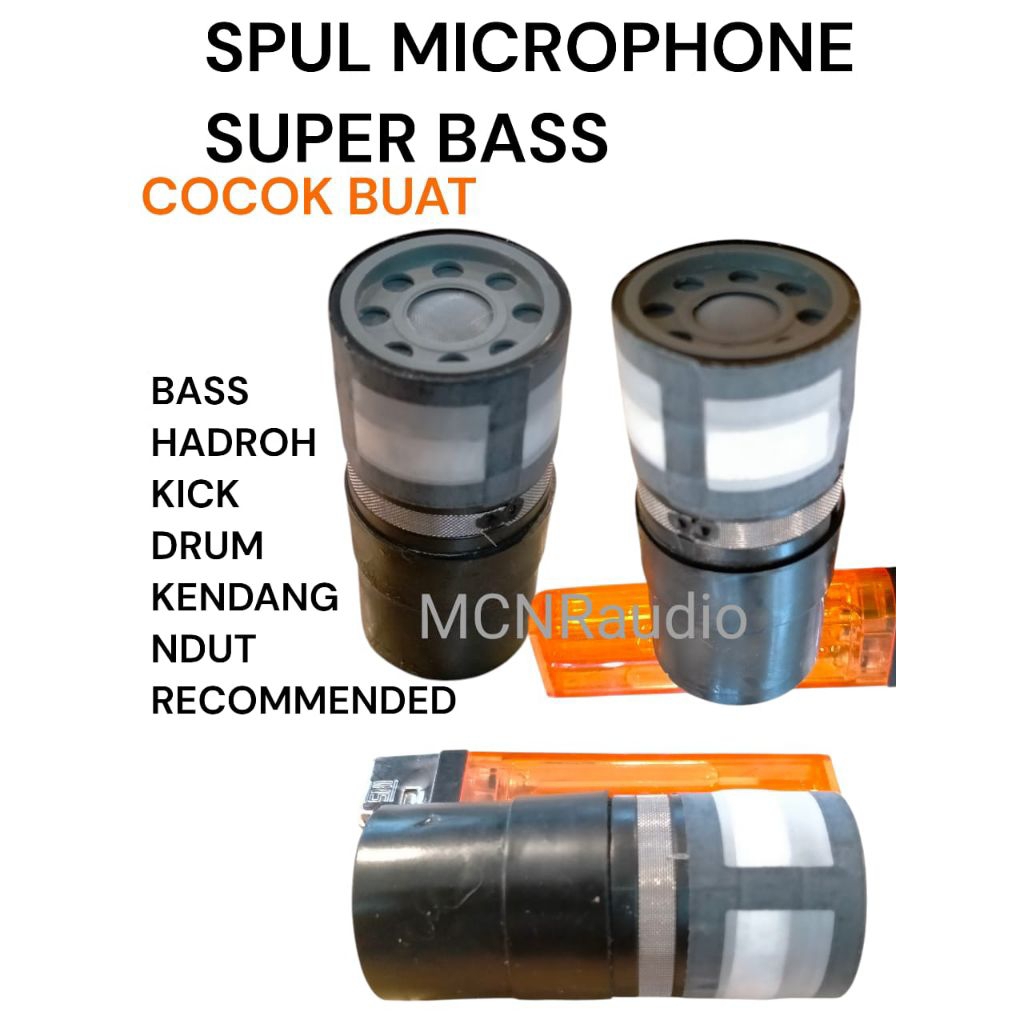 Spul Microphone Sepul Mic Hadroh Bass Suara empuk,cocok buat yg suaranya cempreng