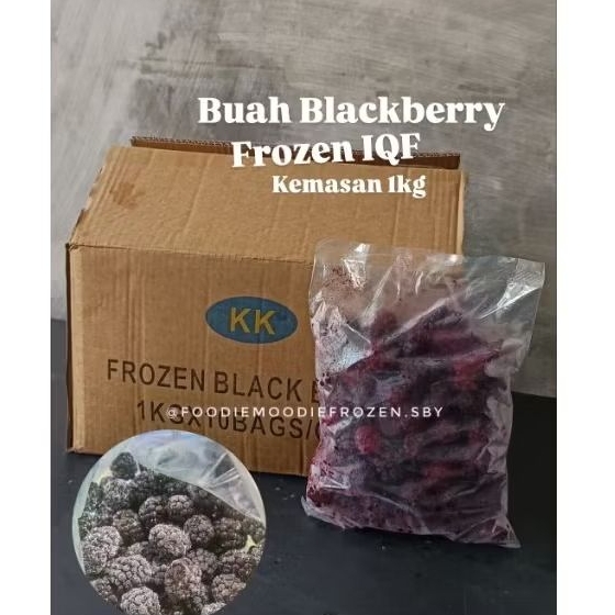 

Buah Blackberry Frozen IQF 1kg/ blackberi frozen IQF/ buah Frozen import