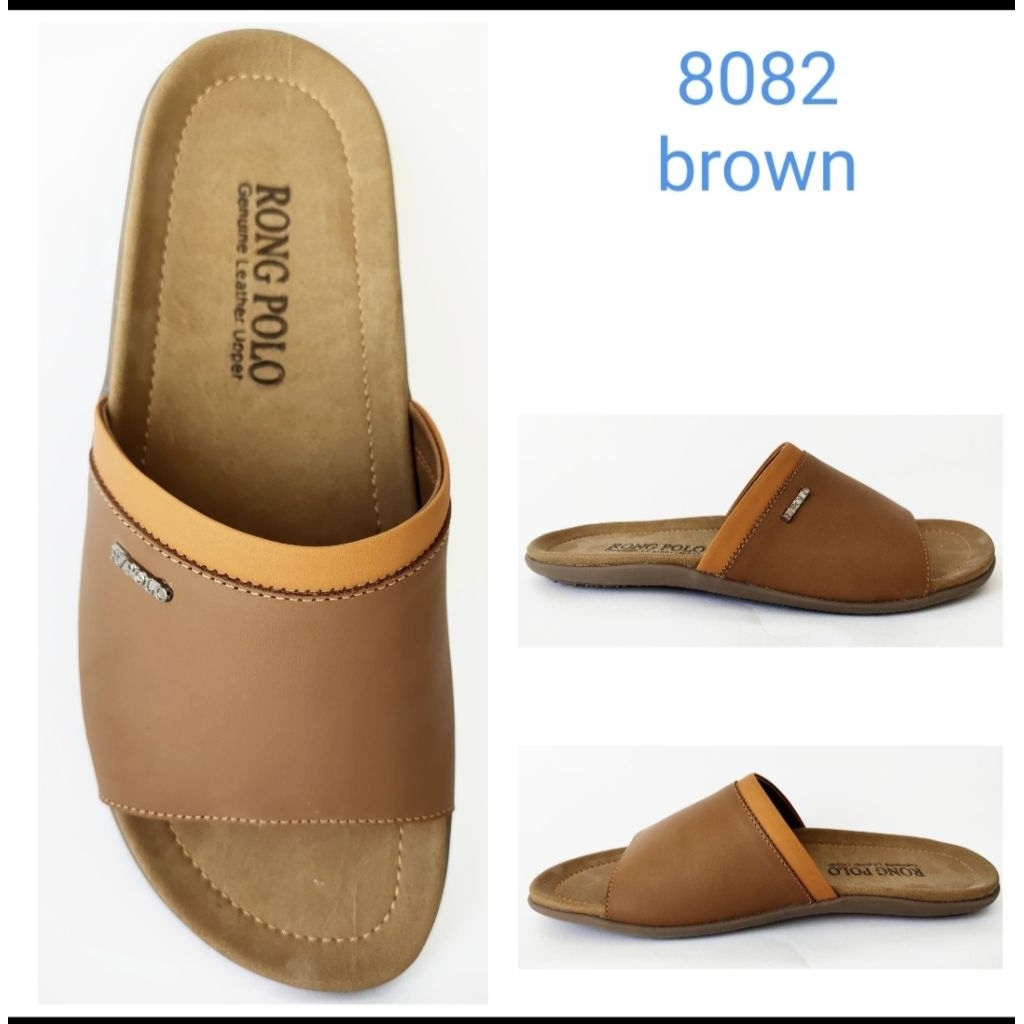 DAVOLI Sandal Kulit 8082 Brown